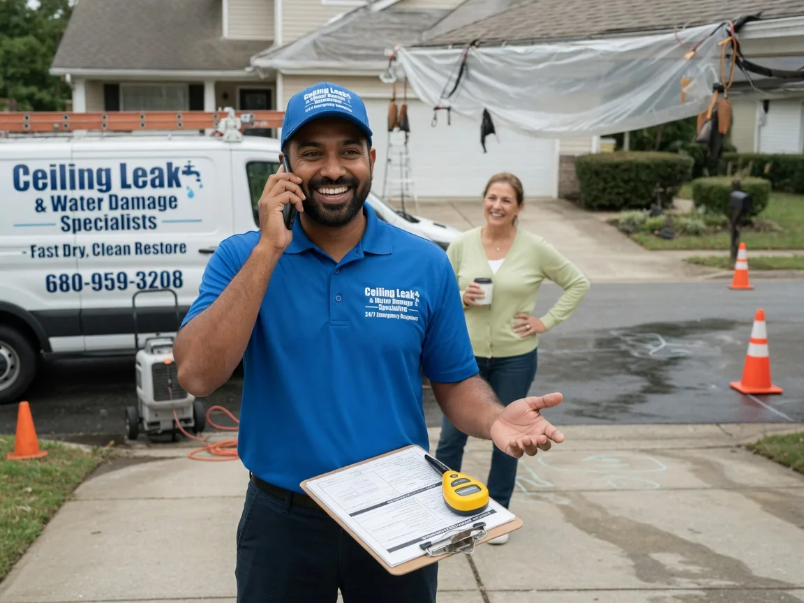 Ceiling Leak Cleanup Davidsville, PA FAQs
